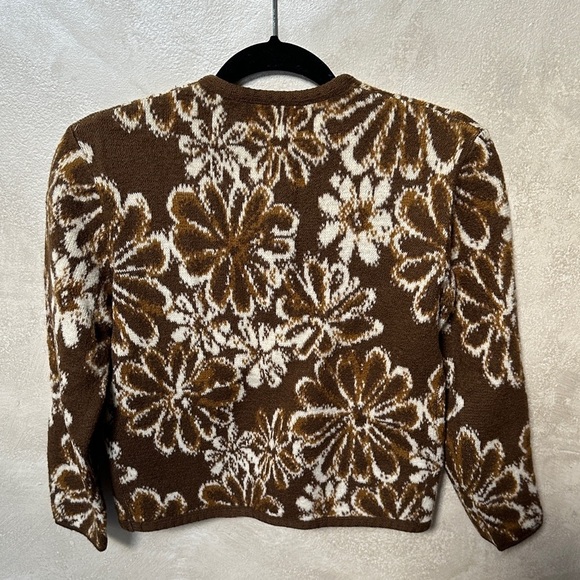 Vintage Catalina Jacquard Knit Cardigan sz 36 - Picture 7 of 7